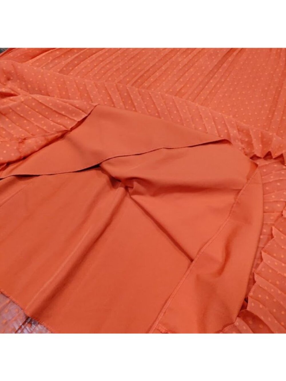 Nanette Pleta Cup Size 6 Boho Hippie Festival Whimsy Print Dress Orange - Picture 9 of 13